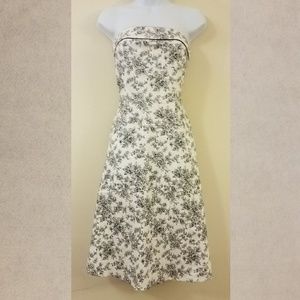 Teeze Me Size 7 Floral Strapless Dress Juniors